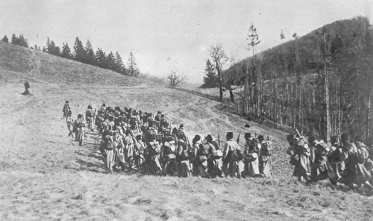Soldati Rumeni che avanzano [Le Miroir n. 160, 17 dicembre 1916]