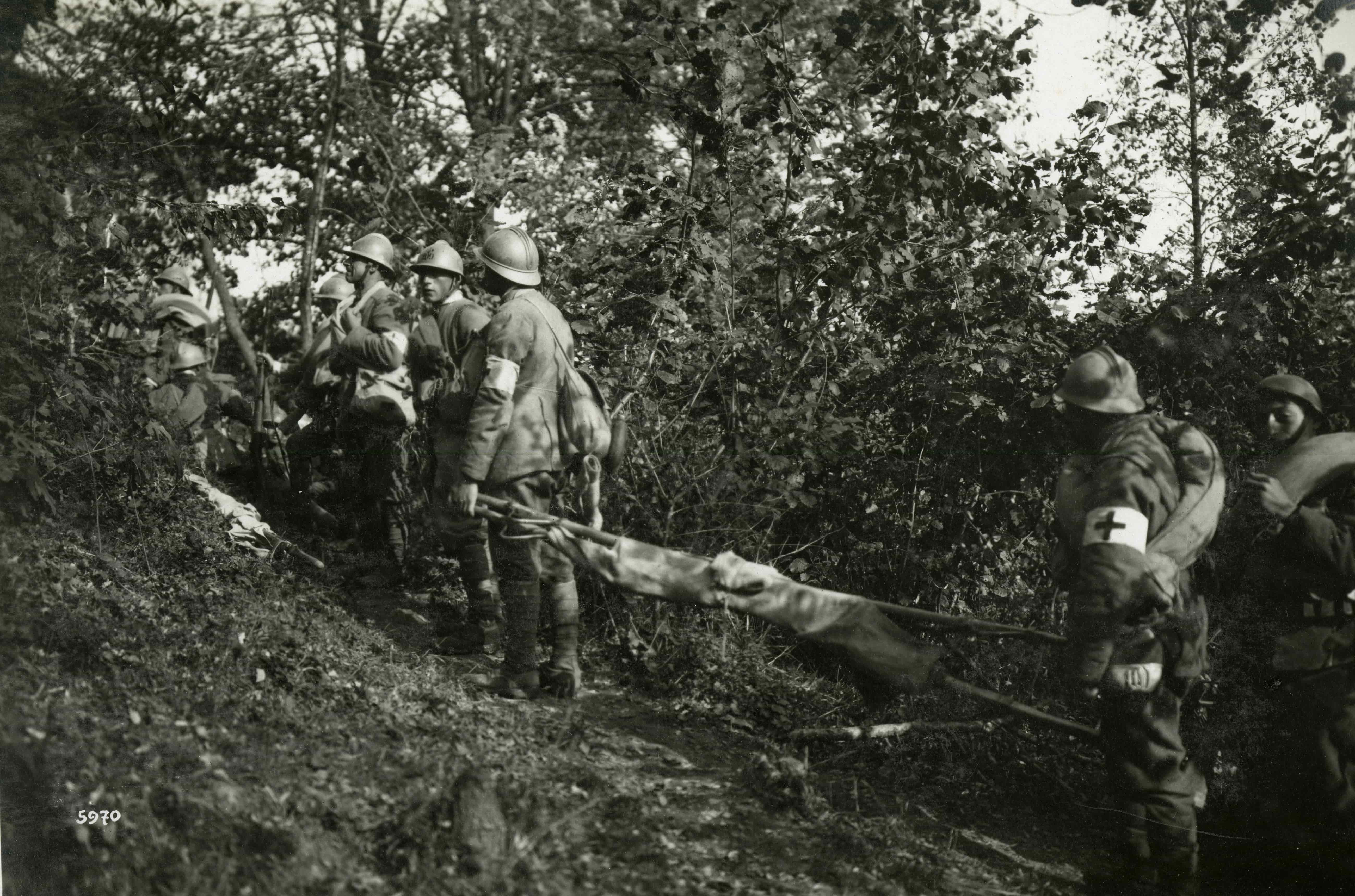 La sanità segue le truppe impegnate nell’offensiva. Ottobre 1918 [AF MSIGR 2/704]